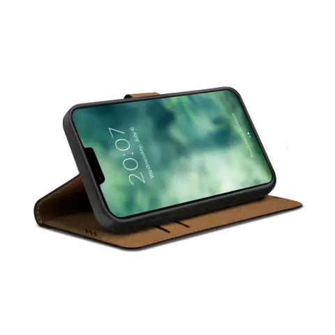 Xqisit NP Slim Wallet Selection Anti Bac &Eacute;tui recycl&eacute; compatible avec iPhone 15 Pro - Noir