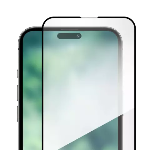 Protecteur d&#039;&eacute;cran recycl&eacute; Xqisit NP Tough Glass E2E compatible avec iPhone 15 - Transparent