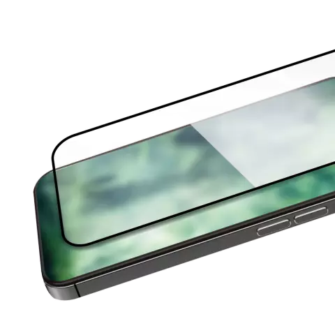 Protecteur d&#039;&eacute;cran recycl&eacute; Xqisit NP Tough Glass E2E pour iPhone 15 Pro Max - Transparent
