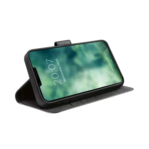 Xqisit NP &Eacute;tui portefeuille Viskan compatible avec iPhone 6, 6s, 7, 8, SE 2020 et SE 2022 - Noir