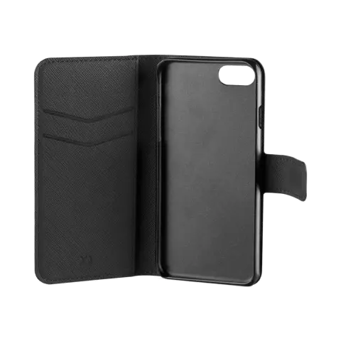 Xqisit NP &Eacute;tui portefeuille Viskan compatible avec iPhone 6, 6s, 7, 8, SE 2020 et SE 2022 - Noir