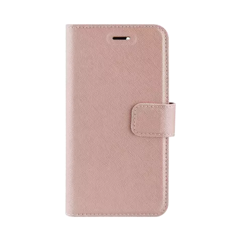 Xqisit NP Wallet case Viskan case compatible avec iPhone 6, 6s, 7, 8, SE 2020 et SE 2022 - couleur or rose