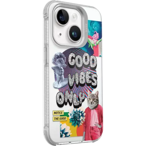 Coque Laut POP Glitch compatible avec iPhone 15 - Color&eacute;e