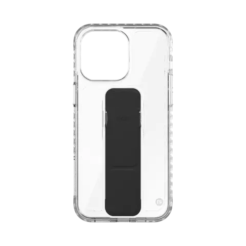 CLCKR Support et Grip Case compatible avec iPhone 15 Pro Max - Transparent