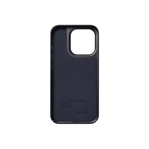 Nudient Thin Case compatible avec iPhone 14 Pro - Bleu Fonc&eacute;