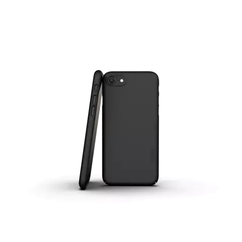 Coque Nudient Thin Case V3 compatible avec iPhone 6, 6s, 7, 8, SE 2020 et SE 2022 - Noir
