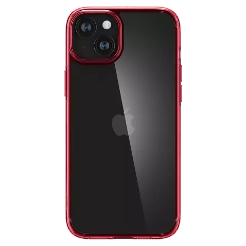 Coque Spigen Ultra Hybrid compatible avec iPhone 15 - Rouge