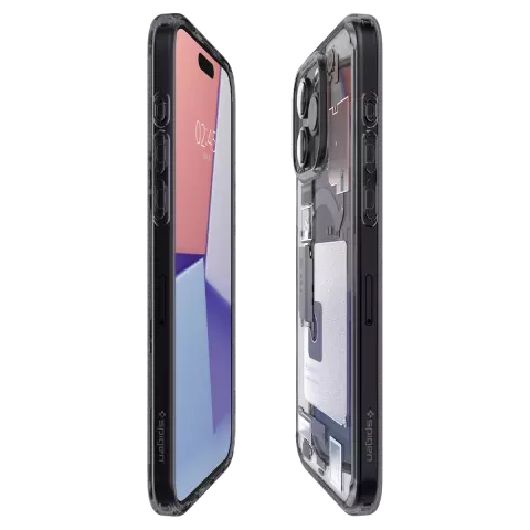 Coque Spigen Ultra Hybrid Zero One MagFit compatible avec iPhone 15 Pro - Grise