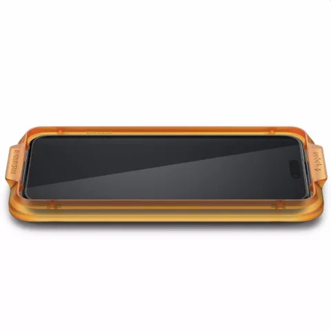 Spigen AlignMaster Full Cover Glass Lot de 2 films de protection d&#039;&eacute;cran compatible avec iPhone 15 Pro - Transparent