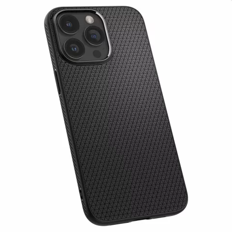 Coque Spigen Liquid Air Case compatible avec iPhone 15 Pro Max - noir