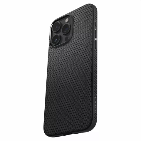 Housse Spigen Liquid Air Case compatible avec iPhone 15 Pro - noir