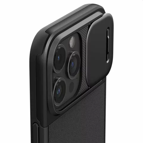 Spigen Optik Armor Magfit Case cover compatible avec iPhone 15 Pro Max - noir
