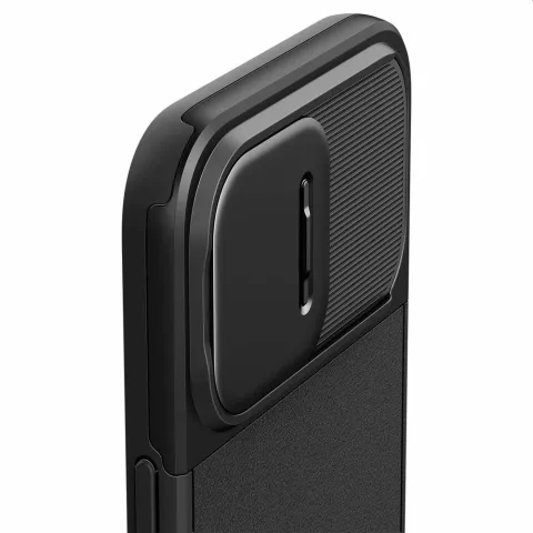 Coque Spigen Optik Armor Magfit pour iPhone 15 Pro Max - noir