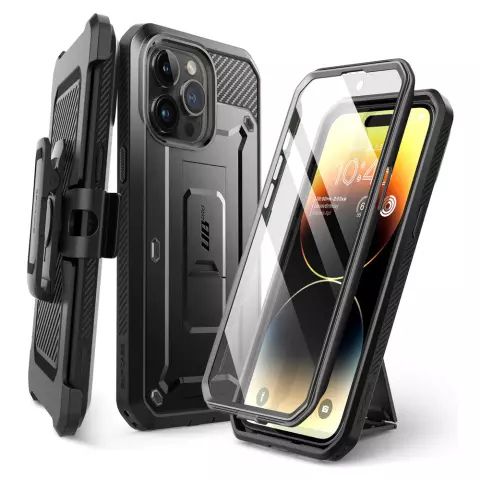 Supcase Unicorn Beetle Case compatible avec iPhone 15 Pro - noir