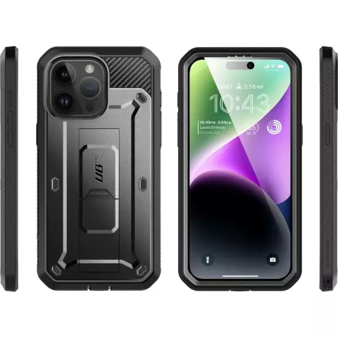 Supcase Unicorn Beetle Case compatible avec iPhone 15 Pro Max - noir