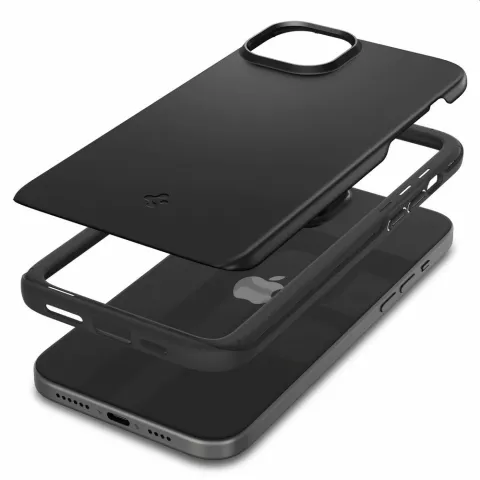 Spigen Thin Fit Case compatible avec iPhone 15 Plus - noir