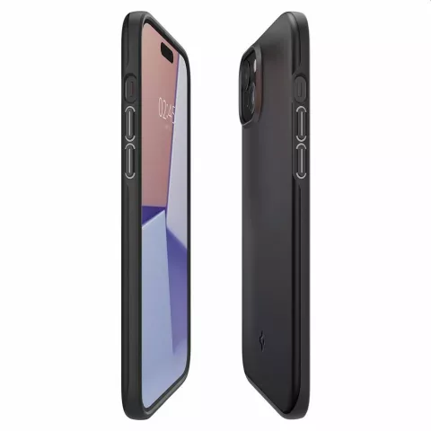 Spigen Thin Fit Case compatible avec iPhone 15 Plus - noir