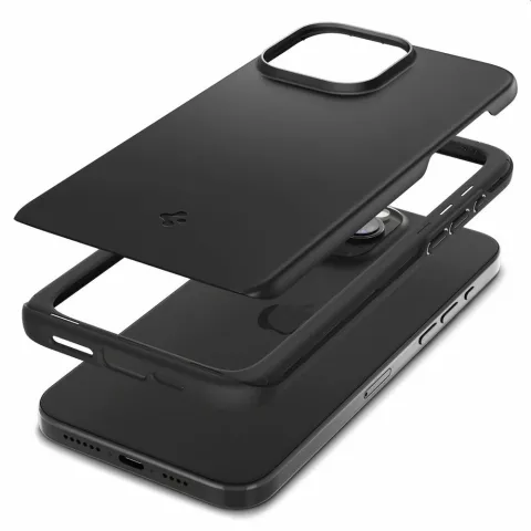 Spigen Thin Fit Case compatible avec iPhone 15 Pro - noir