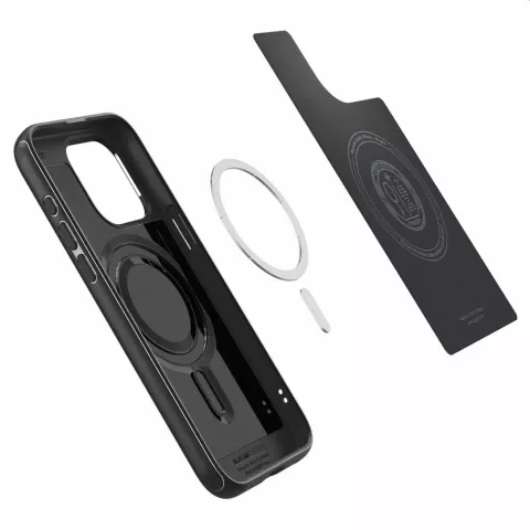 Coque Spigen Magfit Armor Case compatible avec iPhone 15 Pro - noir