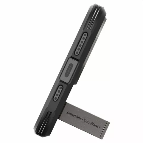 Spigen Tough Armor Magfit Case compatible avec iPhone 15 Pro - noir