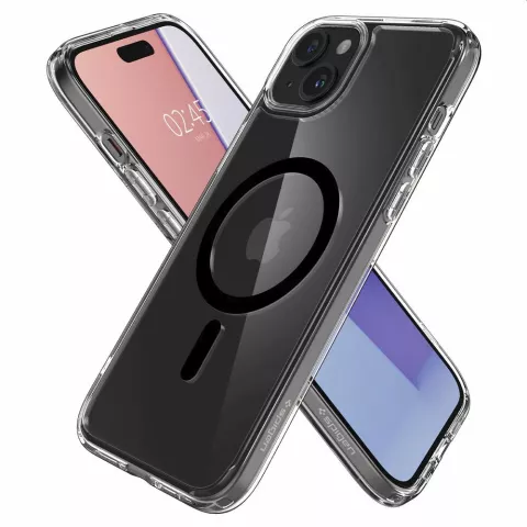 Spigen Ultra Hybrid Magfit Case compatible avec iPhone 15 Plus - noir