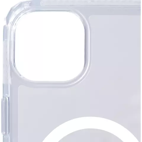 Coque magn&eacute;tique SoSkild Defend compatible avec iPhone 15 Plus - Transparente