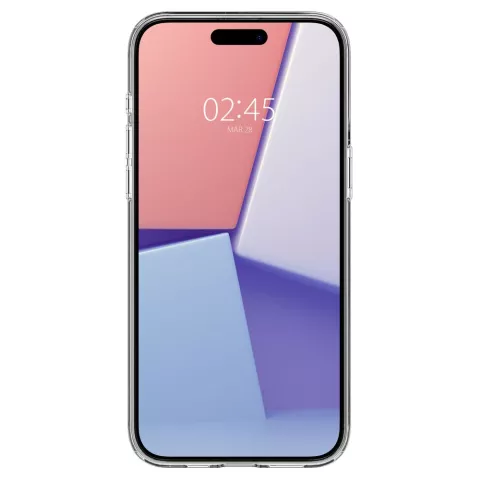 Coque hybride Spigen Air Skin compatible avec iPhone 15 Pro Max - Transparente
