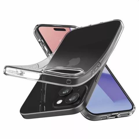 Coque Spigen Liquid Crystal pour iPhone 15 Plus - Transparente