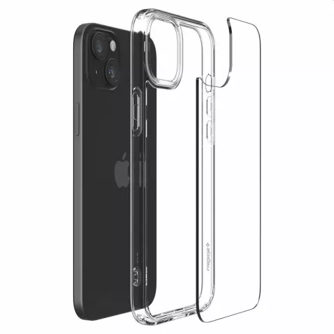 Coque Spigen Ultra Hybrid pour iPhone 15 Plus - Transparente