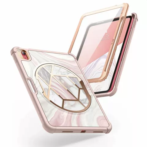 &Eacute;tui Supcase Cosmo Case compatible avec iPad 10e g&eacute;n&eacute;ration 10,9 pouces 2022 - Marbre