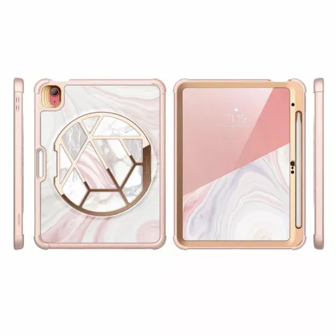 &Eacute;tui Supcase Cosmo Case compatible avec iPad 10e g&eacute;n&eacute;ration 10,9 pouces 2022 - Marbre