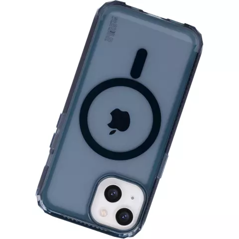 Coque magn&eacute;tique SoSkild Defend pour iPhone 15 - Gris fume