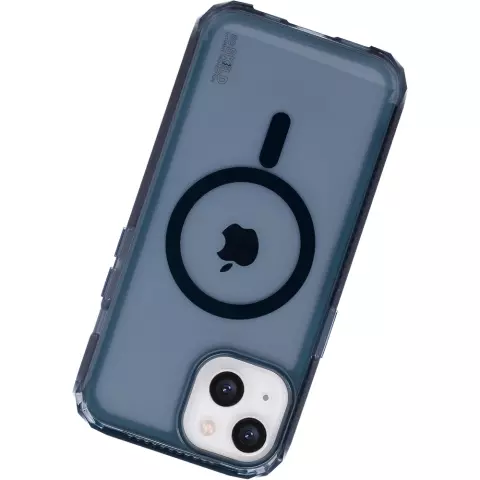 Coque magn&eacute;tique SoSkild Defend compatible avec iPhone 15 Plus - Gris fum&eacute;