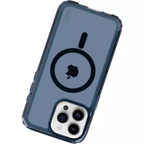 Coque magn&eacute;tique SoSkild Defend pour iPhone 15 Pro Max - Gris fum&eacute;