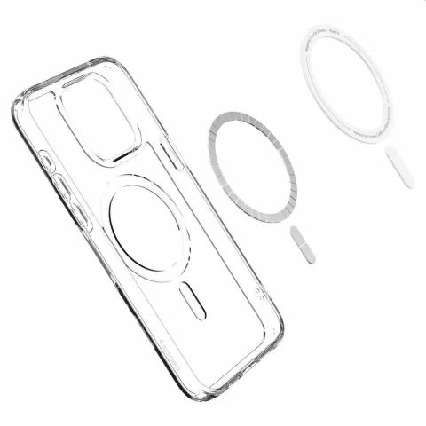 Coque Spigen Ultra Hybrid Magfit pour iPhone 15 Pro Max - Blanc