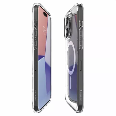 Coque Spigen Ultra Hybrid Magfit pour iPhone 15 Pro Max - Blanc