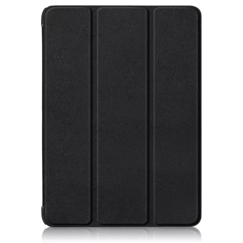 Housse en cuir artificiel &agrave; trois volets compatible avec iPad 10e g&eacute;n&eacute;ration 10,9 pouces 2022 - noir