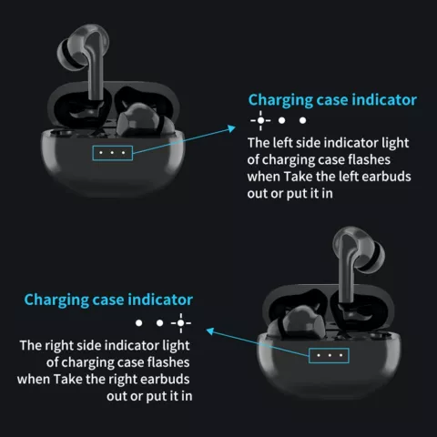 &Eacute;couteurs Sans Fil XY &Eacute;couteurs Bluetooth Intra-auriculaires TWS ANC &Eacute;couteurs &Agrave; Suppression Active Du Bruit - Noir