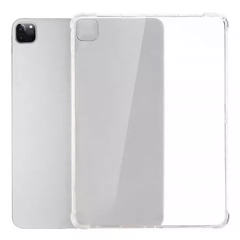 &Eacute;tui de protection flexible en TPU compatible avec iPad Pro 12,9 pouces (2018 2020 2021 2022) - &Eacute;tui transparent transparent
