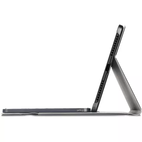 Just in Case Premium Clavier Bluetooth AZERTY Housse en cuir artificiel compatible avec iPad Pro 11 (2021 2022) - noir