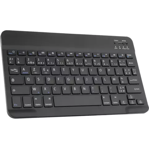 Just in Case Premium Clavier Bluetooth AZERTY Housse en cuir artificiel compatible avec iPad Pro 11 (2021 2022) - noir