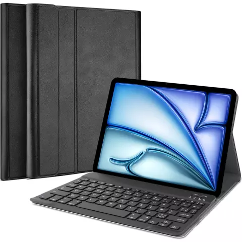 Just in Case Premium Clavier Bluetooth AZERTY Housse compatible avec iPad Air 4 10.9 2020 &amp; iPad Air 5 2022