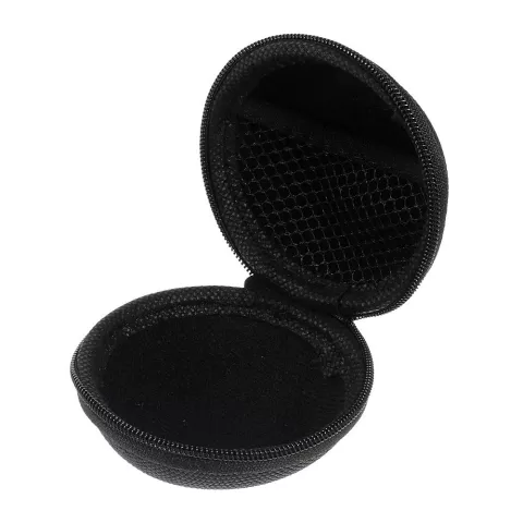 Bo&icirc;te de rangement pour &eacute;couteurs bo&icirc;te de protection &eacute;couteurs - Noir