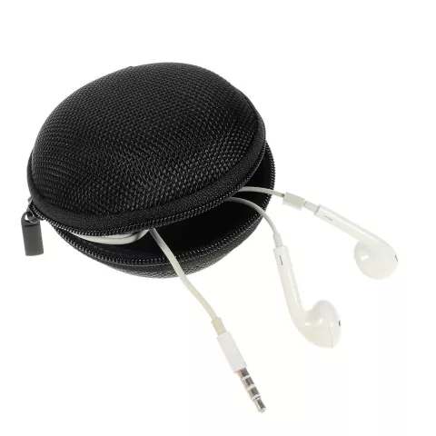 Boite de rangement pour &eacute;couteurs, &eacute;tui de protection pour &eacute;couteurs - Noir