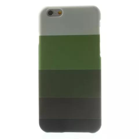 Coque iPhone 6 6s Glow in the Dark - Housse &agrave; rayures vertes