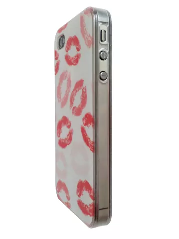 &Eacute;tui &agrave; l&egrave;vres rouges compatible avec iPhone 5 5s SE 2016 l&egrave;vres rouges Kiss &eacute;tui rigide bisous