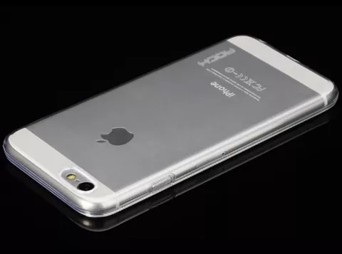 Coque transparente en TPU compatible avec iPhone 6 Plus 6s Plus