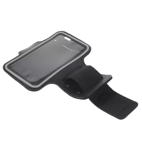 Running Band pour t&eacute;l&eacute;phone compatible avec iPhone Mobile Medium Sports Bracelet - Sports Band - Noir