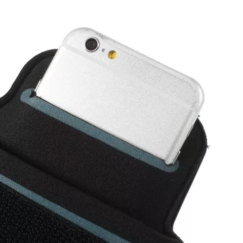 Running Band pour t&eacute;l&eacute;phone compatible avec iPhone Mobile Medium Sports Bracelet - Sports Band - Noir