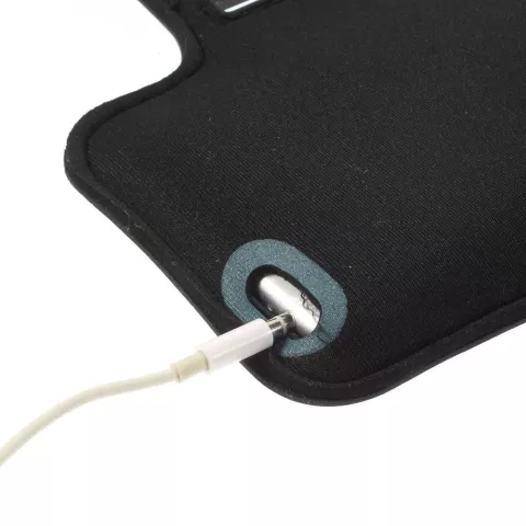 Running Band pour t&eacute;l&eacute;phone compatible avec iPhone Mobile Medium Sports Bracelet - Sports Band - Noir